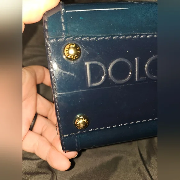 Dolce & Gabbana Teal Blue Sicily Small Crossbody Bag - Picture 7 of 16